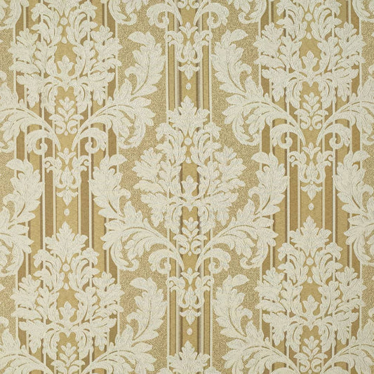 D3267 Damask,Stripe Gold Palisade Gold & Yellow Charlotte Fabrics