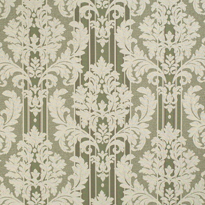 D3268 Damask,Stripe Juniper Palisade Green Charlotte Fabrics