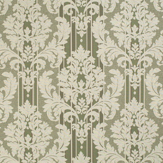 D3268 Damask,Stripe Juniper Palisade Green Charlotte Fabrics