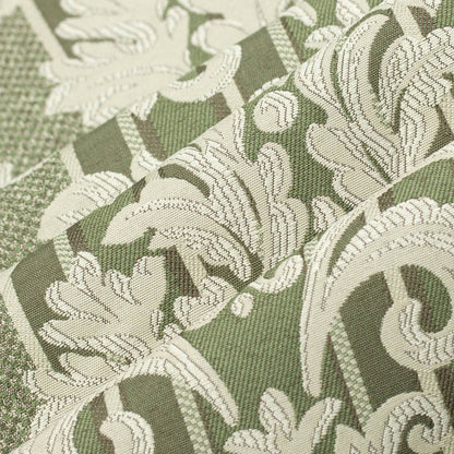 D3268 Damask,Stripe Juniper Palisade Green Charlotte Fabrics