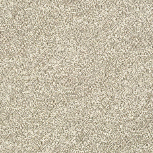 D3277 Paisley Marble Grove Beige & Taupe Charlotte Fabrics
