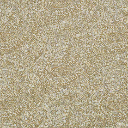 D3279 Paisley Gold & Yellow Charlotte Fabrics Woven Patterns