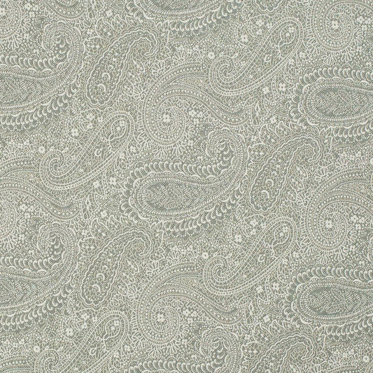 D3280 Paisley Aqua Grove Aqua & Teal Charlotte Fabrics