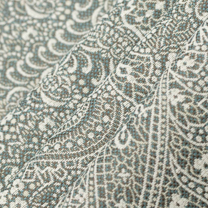 D3281 Paisley Turquoise Grove Aqua & Teal Charlotte Fabrics