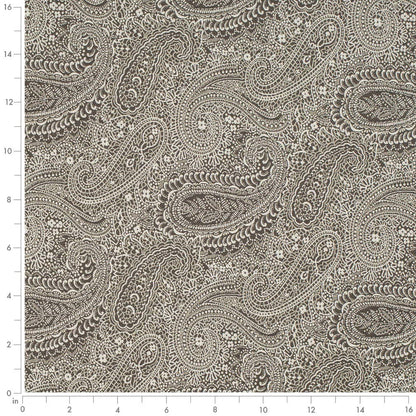 D3282 Paisley Midnight Grove Blue Charlotte Fabrics
