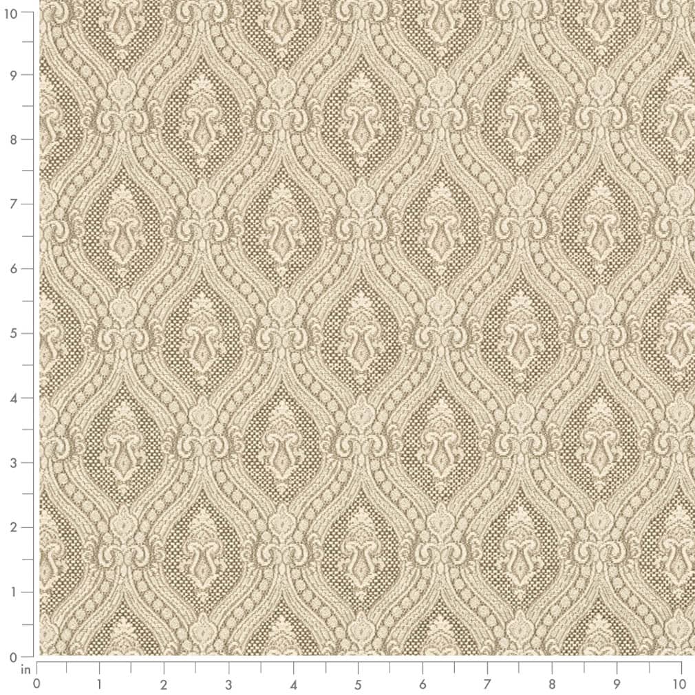 D3283 Abstract & Geometric,Damask Marble Ornate Beige & Taupe Charlotte Fabrics