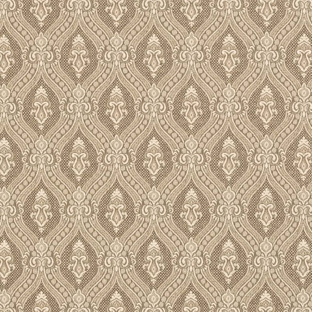 D3284 Abstract & Geometric,Damask Beige Ornate Beige & Taupe Charlotte Fabrics