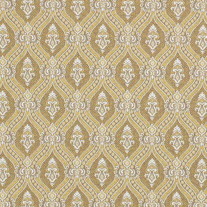 D3285 Abstract & Geometric,Damask Gold Ornate Gold & Yellow Charlotte Fabrics