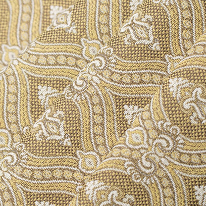 D3285 Abstract & Geometric,Damask Gold Ornate Gold & Yellow Charlotte Fabrics