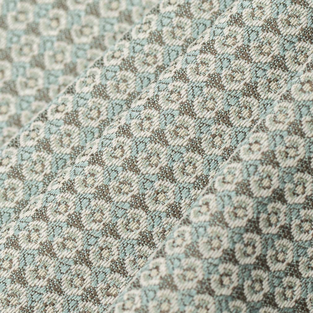 D3292 Abstract & Geometric,Small Scale Aqua Petite Aqua & Teal Charlotte Fabrics