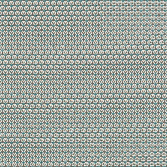 D3293 Abstract & Geometric,Small Scale Aqua & Teal Charlotte Fabrics Woven Patterns