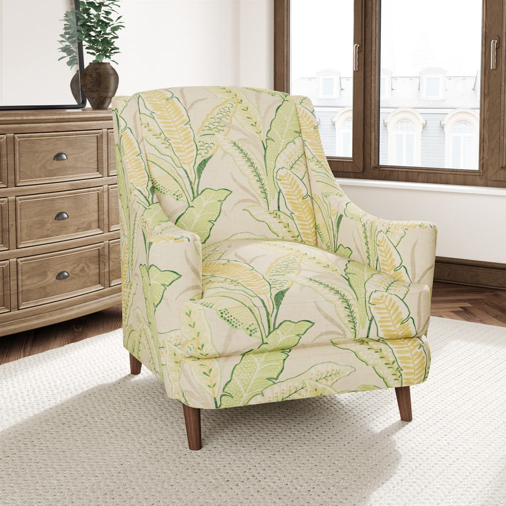 D3306 Floral,Leaves Leaf Green Charlotte Fabrics