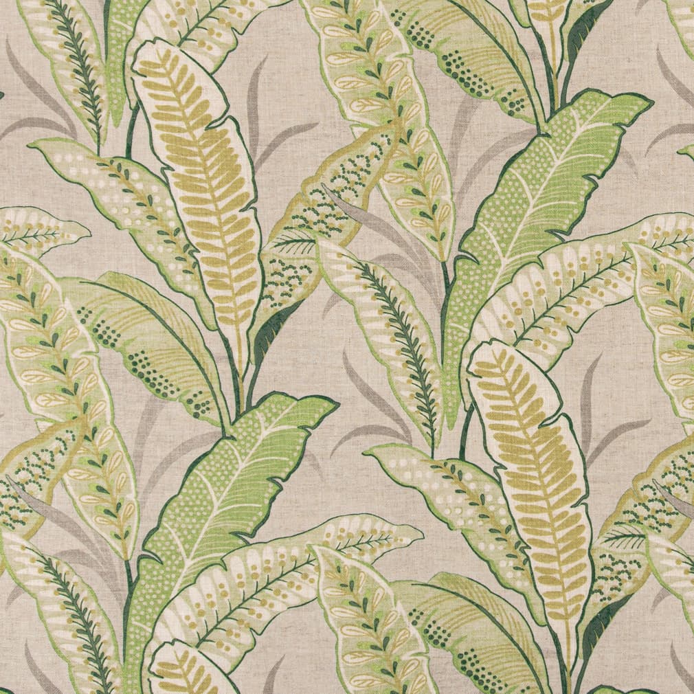 D3306 Floral,Leaves Leaf Green Charlotte Fabrics