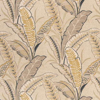 D3307 Leaves,Tropical & Botanical Wheat Beige & Taupe Charlotte Fabrics