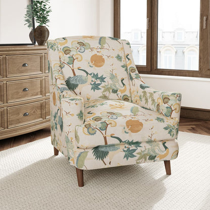 D3317 Floral,Novelty,Tropical & Botanical Sage Gold & Yellow,Green Charlotte Fabrics