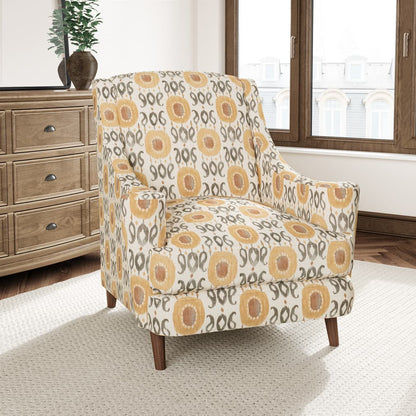 D3321 Abstract & Geometric,Global Saffron Beige & Taupe,Gold & Yellow Charlotte Fabrics