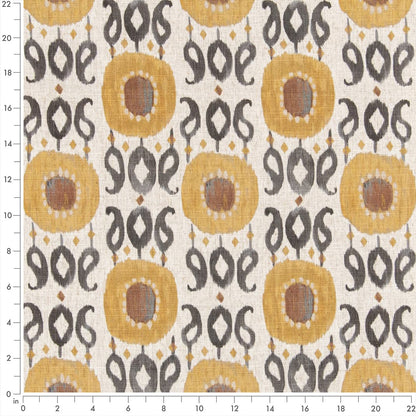 D3321 Abstract & Geometric,Global Saffron Beige & Taupe,Gold & Yellow Charlotte Fabrics