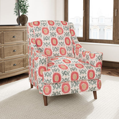 D3323 Abstract & Geometric,Global Watermelon Pink Charlotte Fabrics