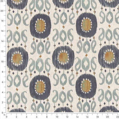 D3324 Abstract & Geometric,Global Slate Aqua & Teal,Blue Charlotte Fabrics