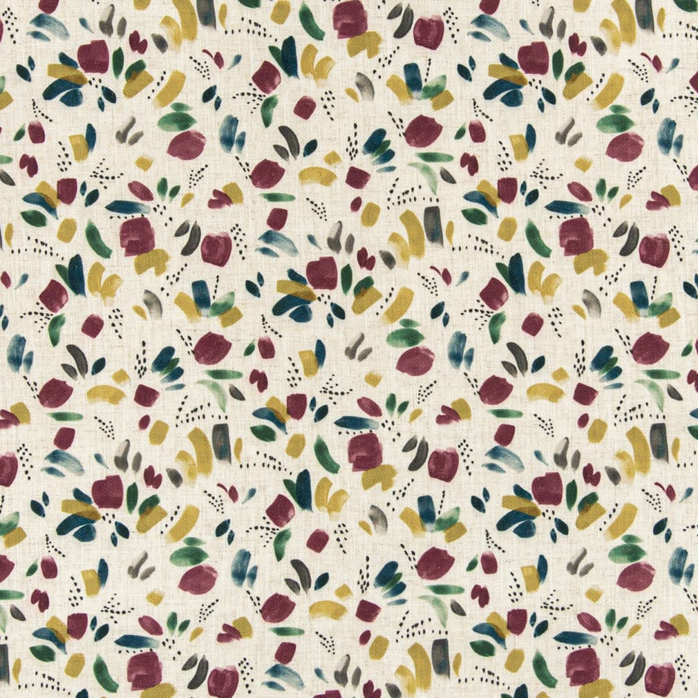 D3329 Abstract & Geometric Berry Blue,Green,Purple Charlotte Fabrics