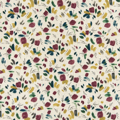 D3329 Abstract & Geometric Berry Blue,Green,Purple Charlotte Fabrics