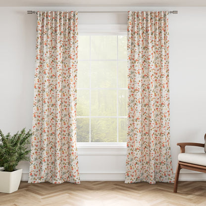 D3330 Abstract & Geometric Petal Coral & Peach Charlotte Fabrics