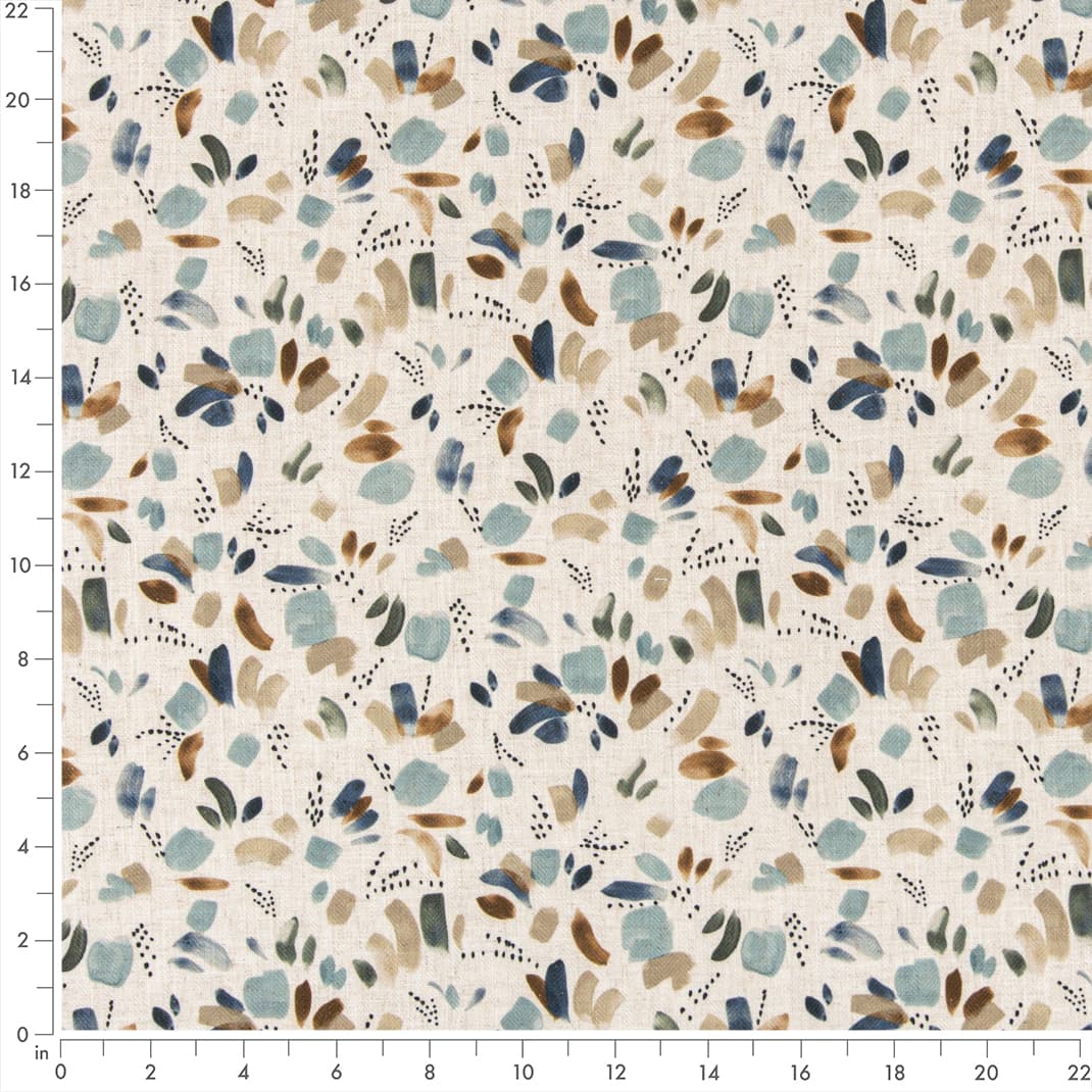 D3331 Abstract & Geometric Mineral Aqua & Teal,Blue Charlotte Fabrics