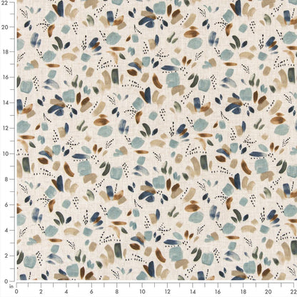 D3331 Abstract & Geometric Mineral Aqua & Teal,Blue Charlotte Fabrics