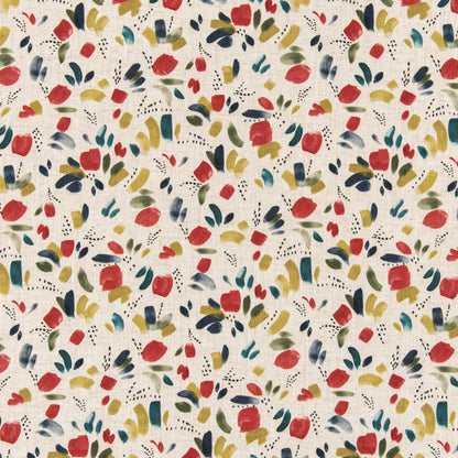 D3332 Abstract & Geometric Raspberry Red & Burgundy Charlotte Fabrics