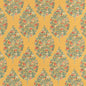 D3337 Floral Amber Aqua & Teal,Gold & Yellow Charlotte Fabrics