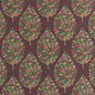 D3340 Floral Wine Green,Purple Charlotte Fabrics