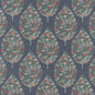 D3341 Floral Navy Blue Charlotte Fabrics