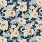 D3344 Floral Bluebell Blue Charlotte Fabrics