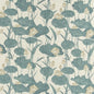 D3347 Floral,Leaves,Tropical & Botanical Lagoon Aqua & Teal Charlotte Fabrics