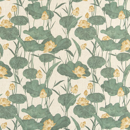 D3349 Floral,Leaves,Tropical & Botanical Jungle Gold & Yellow,Green Charlotte Fabrics