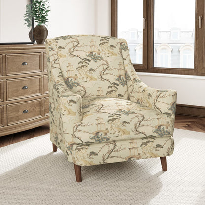 D3351 Global,Novelty,Toile Seafoam Green Charlotte Fabrics