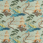 D3355 Global,Novelty,Toile Seaspray Green Charlotte Fabrics