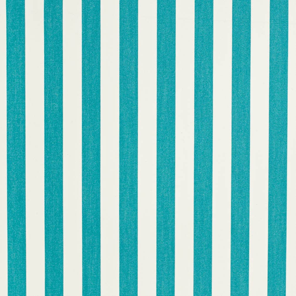 D3462 Stripe Tiki Aruba Aqua & Teal Charlotte Fabrics