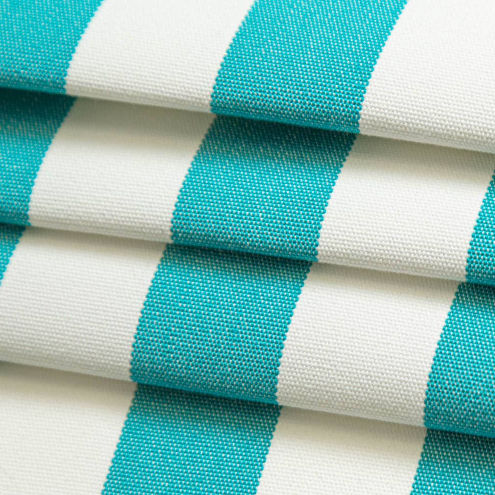 D3462 Stripe Tiki Aruba Aqua & Teal Charlotte Fabrics