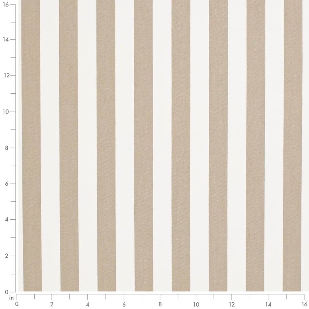 D3463 Stripe Tiki Sand Beige & Taupe Charlotte Fabrics