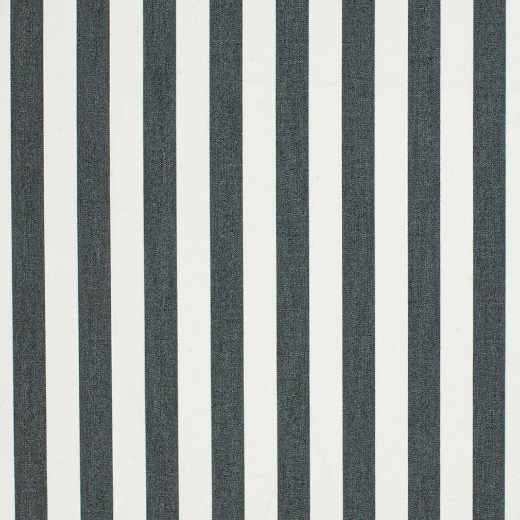 D3464 Stripe Tiki Black Black Charlotte Fabrics