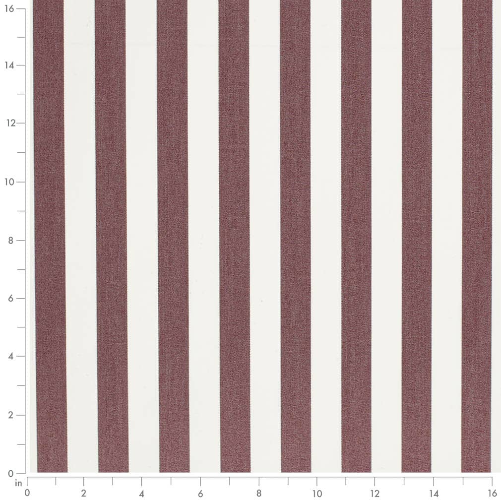 D3465 Stripe Tiki Wine Red & Burgundy Charlotte Fabrics