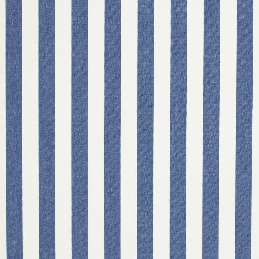 D3471 Stripe Tiki Nautical Blue Charlotte Fabrics