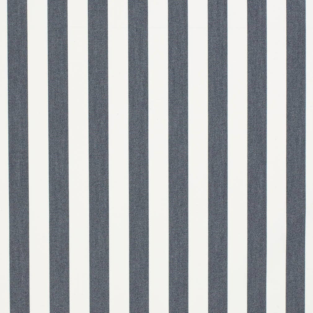 D3472 Stripe Tiki Navy Blue Charlotte Fabrics