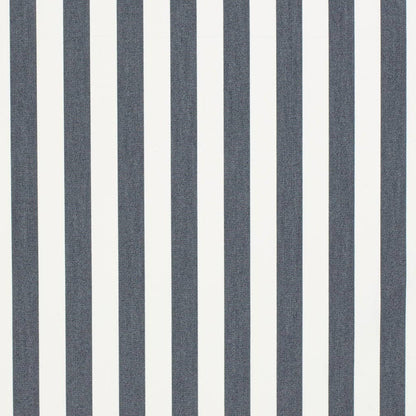 D3472 Stripe Tiki Navy Blue Charlotte Fabrics