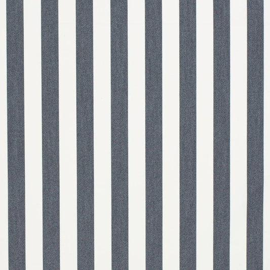 D3472 Stripe Tiki Navy Blue Charlotte Fabrics