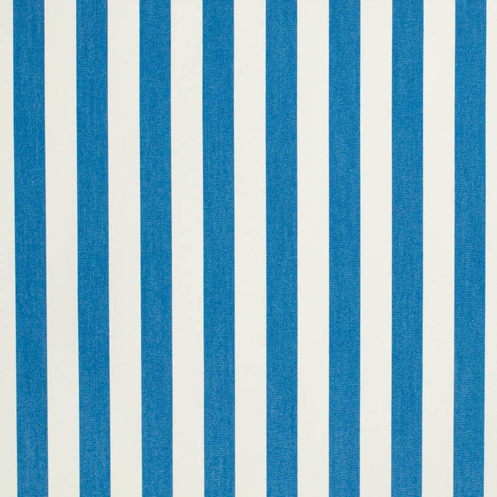 D3474 Stripe Tiki Atlantic Blue Charlotte Fabrics