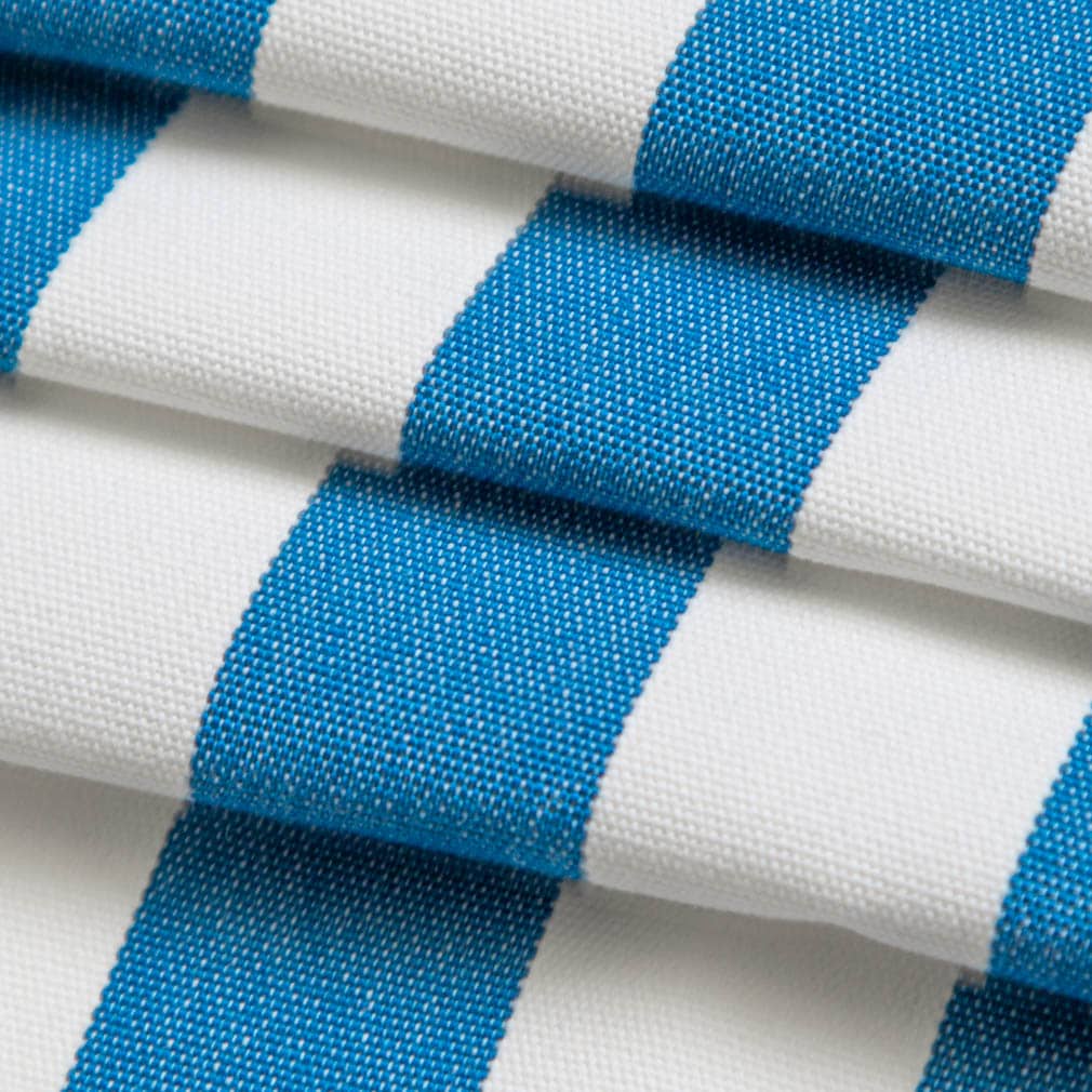 D3474 Stripe Tiki Atlantic Blue Charlotte Fabrics