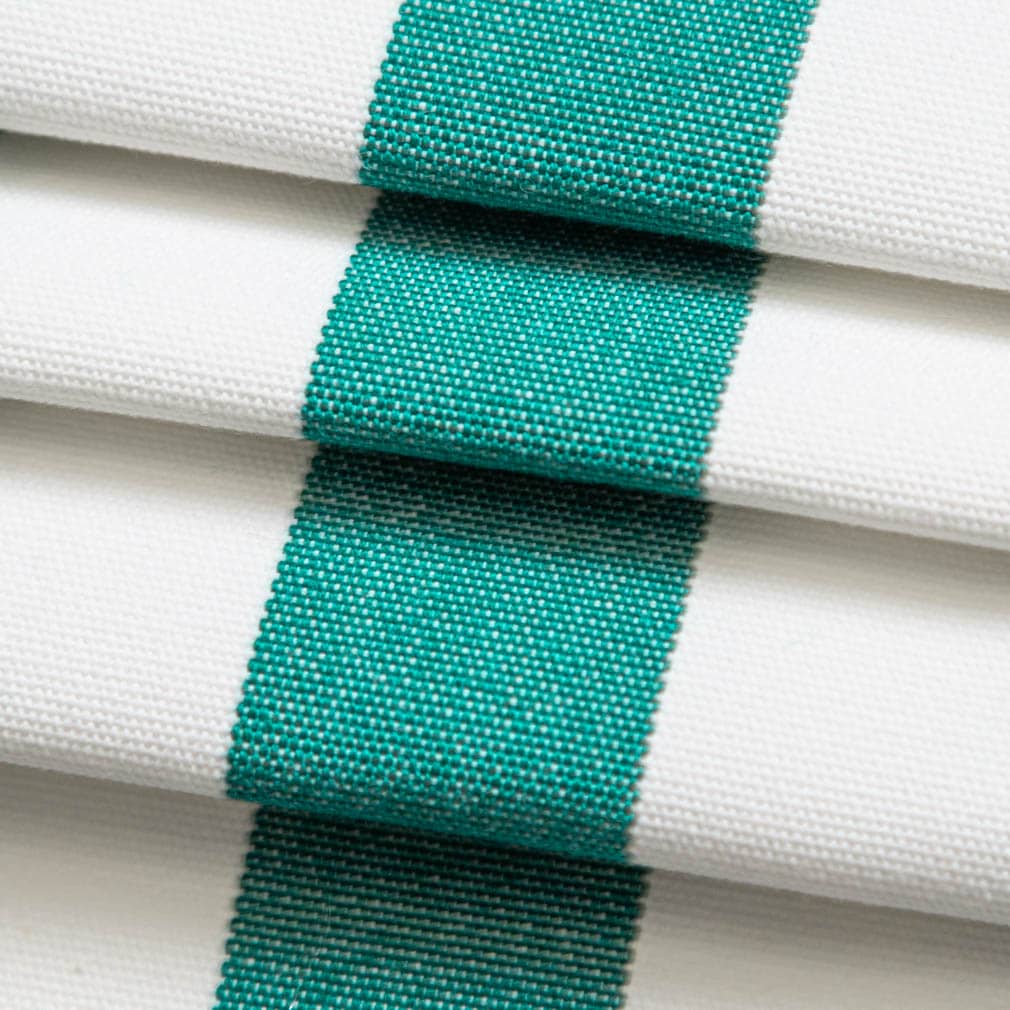 D3475 Stripe Tiki Peacock Aqua & Teal Charlotte Fabrics
