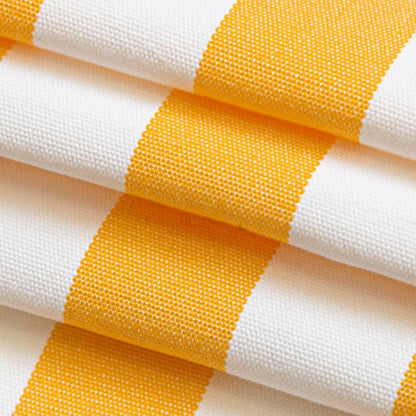D3476 Stripe Tiki Sunshine Gold & Yellow Charlotte Fabrics